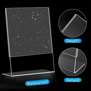 ป้ายอะคริลิคตั้งโต๊ะ 6x4 8x5 9x6 15x10 ป้ายราคา ป้ายราคาสินค้า ป้ายราคาพลาสติก ป้ายอะคริลิคตั้งโต๊ะ ป้ายชื่อตั้งโต๊ะ