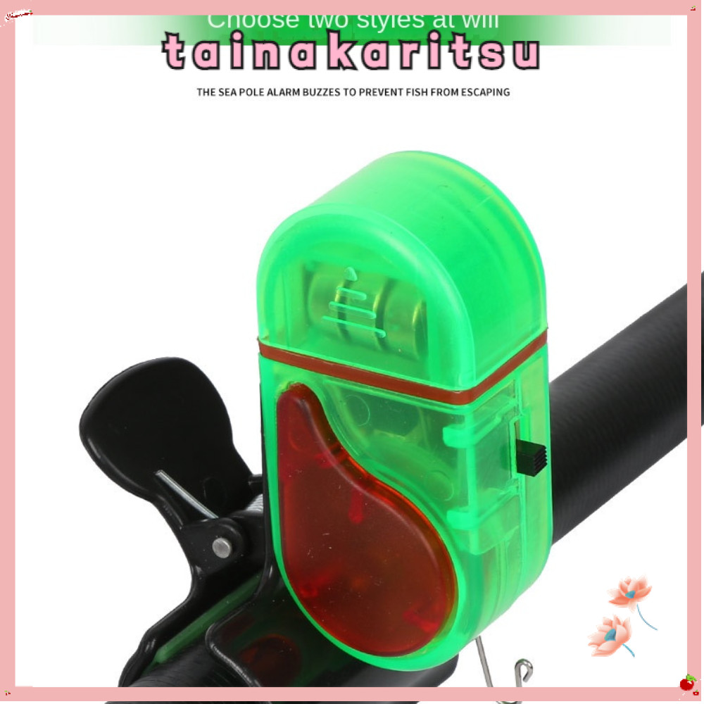 Tainakaritsu สัญญาณเตือนตกปลา, สัญญาณเตือนกัดปลาเสียงความไวสูง, ไฟ LED ตัวบ่งชี้ Buzzer เบ็ดตกปลาแบบคลิปออน