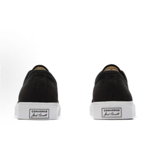 ( พร้อมส่งในไทย)Converse Jack Purcell รอยยิ้ม กันลื่นและมีน้ำหนักเบา ทรงเตี้ย รองเท้าผ้าใบ ยูนิเซ็กส์ สีดำ