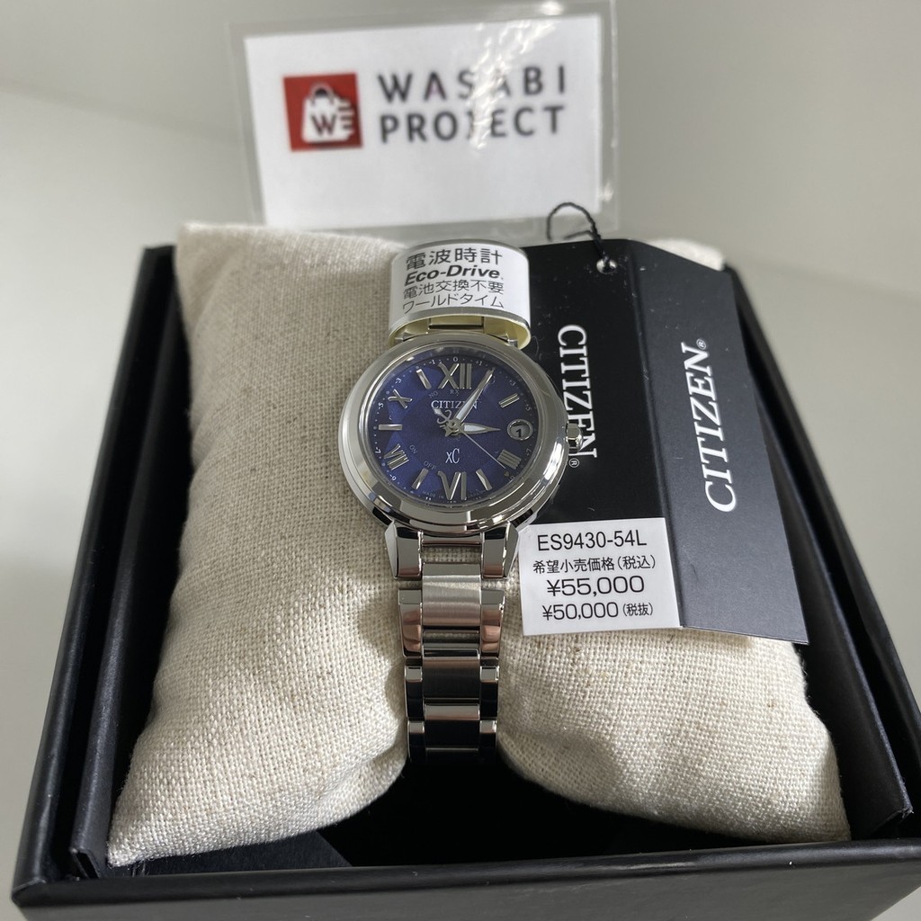 [Authentic★Direct from Japan] CITIZEN ES9430-54L Unused xC Eco Drive Sapphire glass Navy SS Analog Women Wrist watch  นาฬิกาข้อมือ