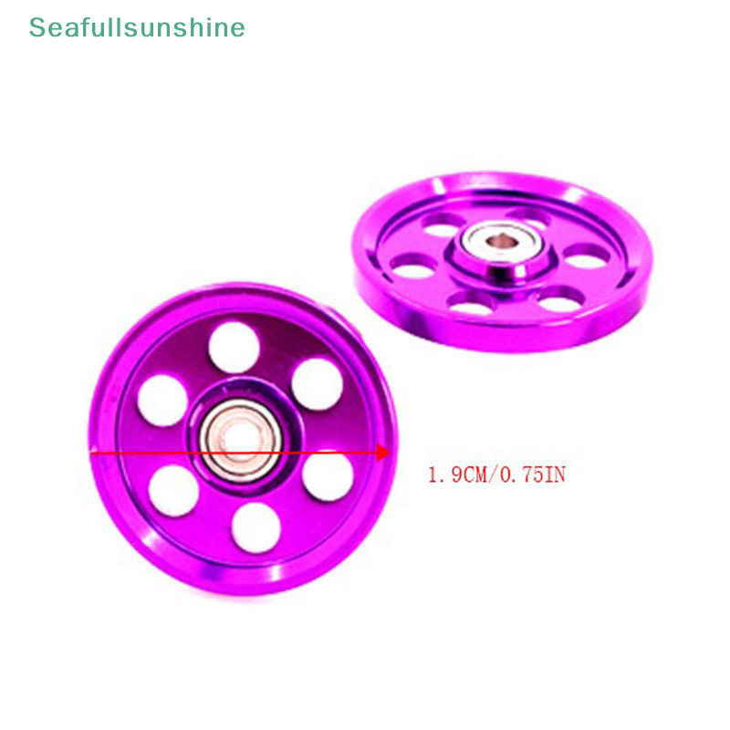 Seaf> 4WD Self-made Racing Car Parts อลูมิเนียม 19 มม. 6 หลุม Rollers น้ําหนักเบา 1 ชุดราคาดี - รูปที่ 5