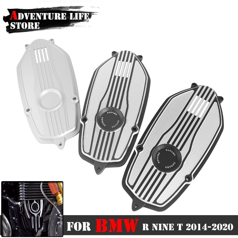 AD Motorcycle Front Engine Case Cover Breast Plate Frame Protector For BMW RNINET R NINE T R9T Racer