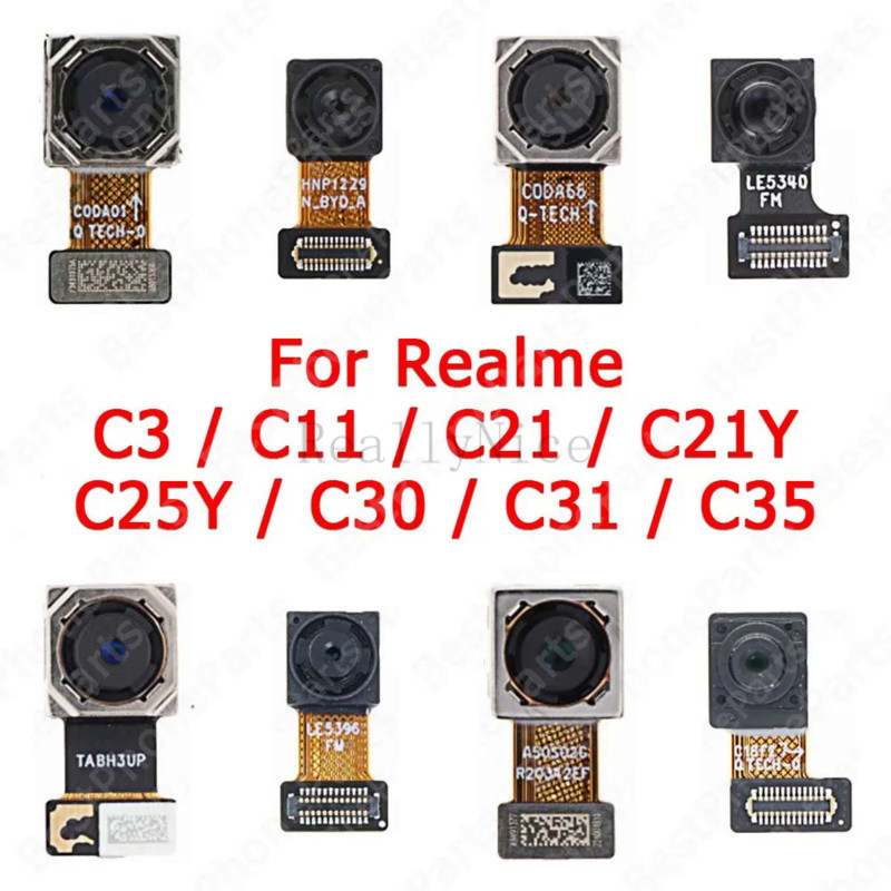 โมดูลกล้องหน้า หลัง สําหรับ Realme C3 C11 2021 C21 C21Y C25Y C30 C31 C35