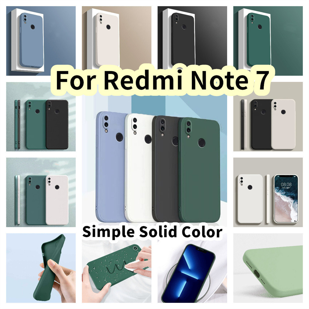 【Case Home】เคสซิลิโคน ป้องกันสิ่งสกปรก สําหรับ Redmi Note 7