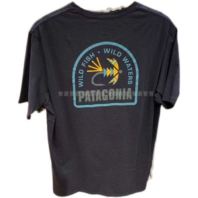 เสื้อเลือกตั้ง patagonia Patagonia Men's Dirtbag Desperado Organic Cotton T-Shirt Short Sleeve