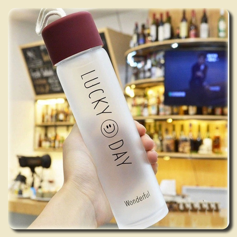 YTL ขวดน้ำ แบบขวดแก้ว ขวดน้ำพกพา  เก็บอุณภูมิ ความจุ 400ML น่ารัก พกพาสะดวก ใส่ได้ทั้งน้ำร้อน น้ำเย็น