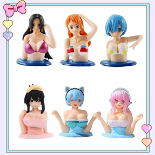 โมเดลฟิกเกอร์ PVC อนิเมะ One Piece Boa Hancock Nami Rem Soni…