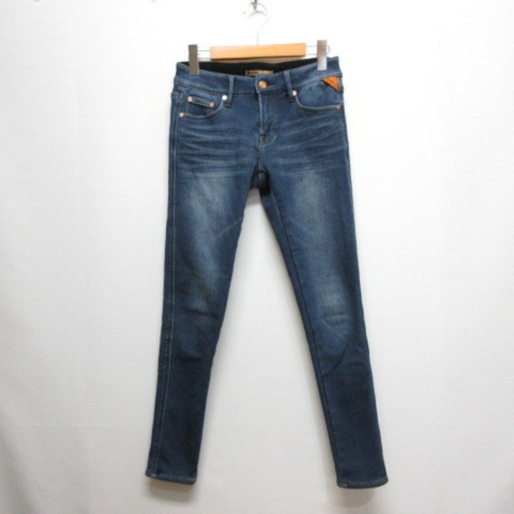 Big John Bluppers Fleece-Lined Skinny Denim Pants Jeans W56 Direct from Japan Secondhand