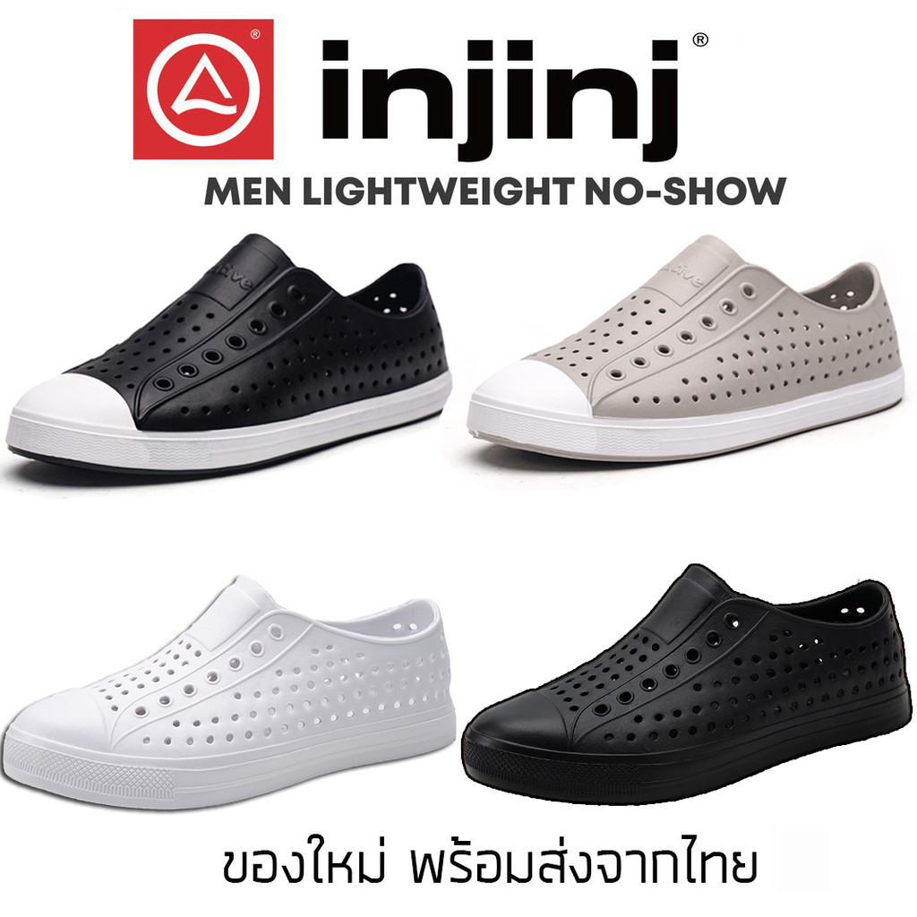 Injinj (ได้รับ 2-3 วัน)【🚚จัดส่งรวดเร็วราคาถูก】WNC รองเท้าลำลอง กันน้ำ ระบายอากาศได้ดี ขนาด 36-45