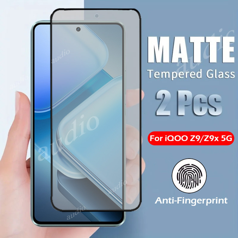 ฟิล์มกระจกนิรภัยกันรอยหน้าจอ ผิวด้าน กันรอยนิ้วมือ สําหรับ IQOO z9 z9X 5G 2024 IQOO z9 z9X Z 9 X 9x 