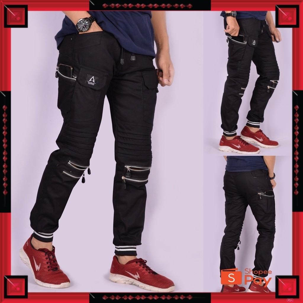 5.5 CARGO // TRENDY MENS JOGER CARGO LONG PANTS TIKTOK JOGER CARGO PANTS // MENS JOGER CARGO ZIPPER 