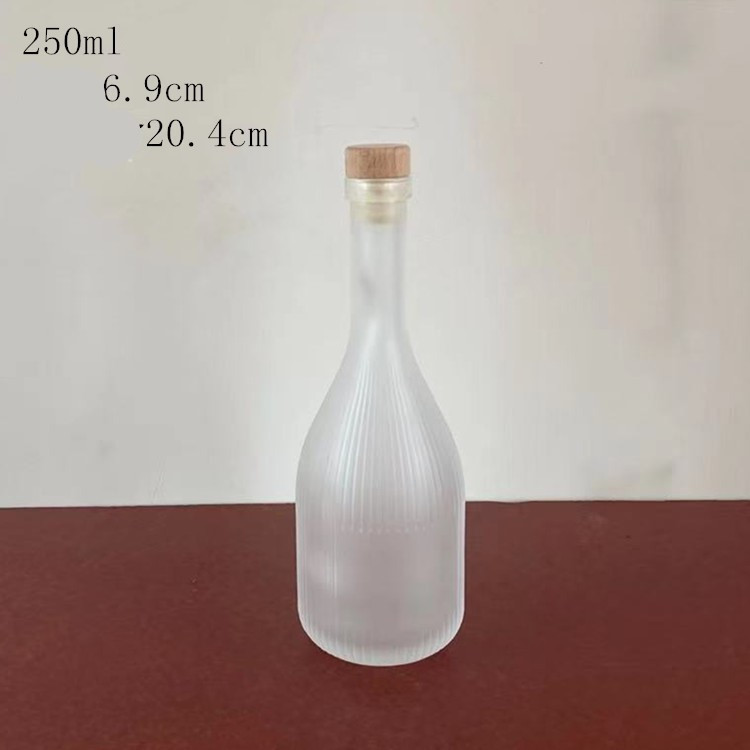 ขวดไวน์ผลไม้ ขวดไวน์ ผลไม้ พลัม ขวดไวน์ขาว ขวดไวน์ขนาดเล็ก ขวดเปล่า ขวดคอยาว ฝาจุกไม้ก๊อกปิดผนึก  คุณภาพ - รูปที่ 5