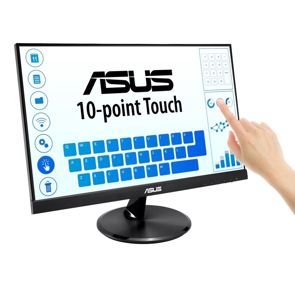 ASUS Touch Screen Monitor รุ่น VT229H 21.5" IPS (10 Point touch, 1080p, HDMI, VGA, SPK) 60Hz ประกัน ASUS 3 ปี
