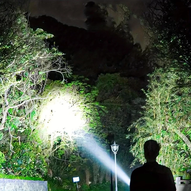 ไฟฉาย LED ชาร์จไฟได้ พร้อมจอแสดงผลพลังงาน thumbnail 7