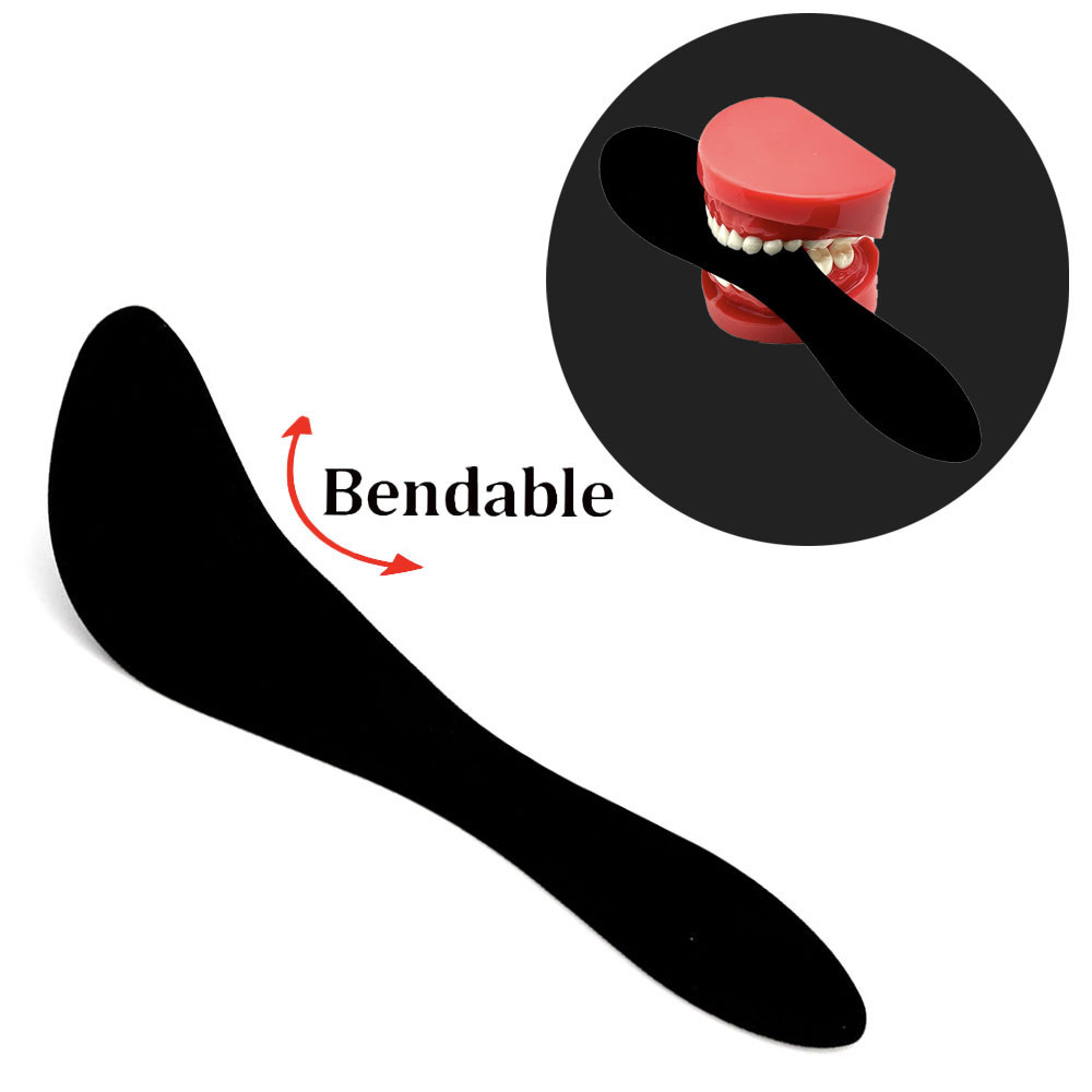Autoclavable Dental Photo Contrast Plate Bendable Oral Cheek Palate Contrast Plate Photographic Black พื้นหลังแผ่น