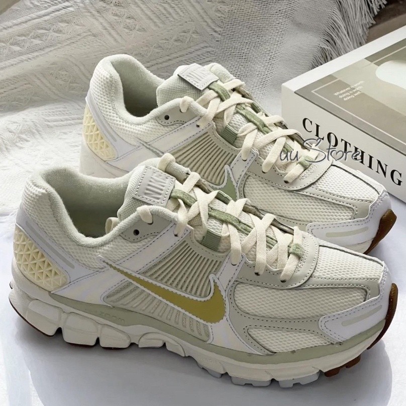 NK Zoom Vomero 5 รองเท้าวิ่งจ๊อกกิ้ง Daddy Shoes Macaron FV3638-171 FD0791-012