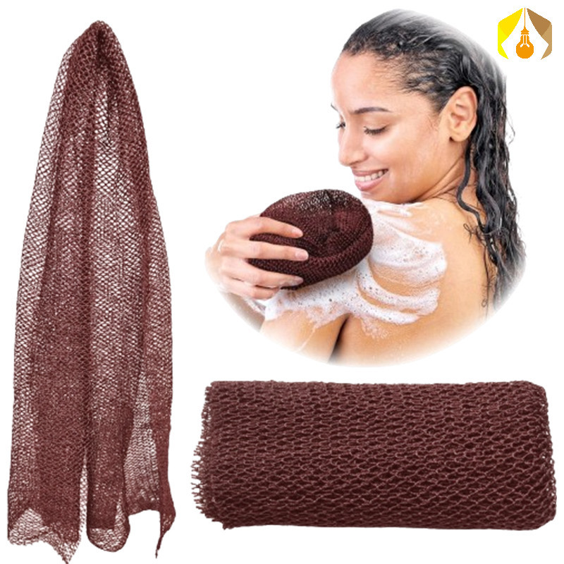 Luffa Flesh Shaped Back Exfoliating Bath Accessories / African Net Sponge Body Scrubber