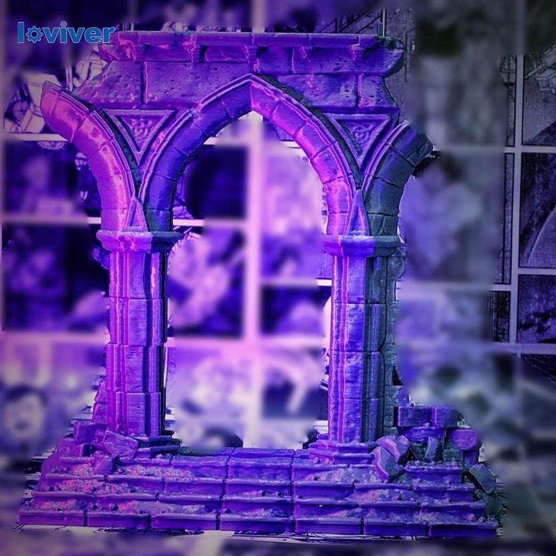 [ Loviver ] ที ่ วางโทรศัพท ์ รูปปั ้ น Archway ประติมากรรมอเนกประสงค ์ เหมือนจริง