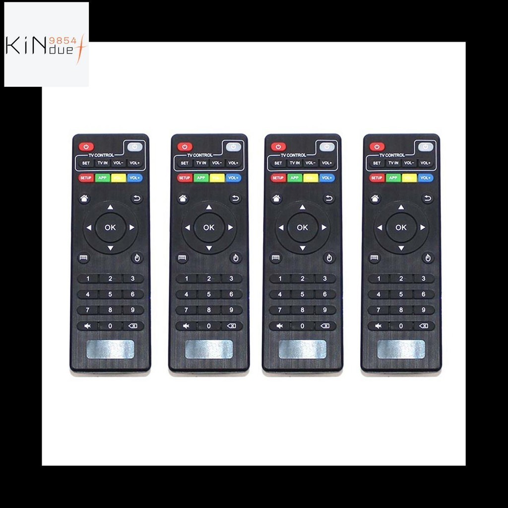 【kindue9854f 】 สําหรับ -PRO MX9 M8 M9C H9 อินฟราเรดทีวีอะไหล ่ 4 ชิ ้ นแบบพกพา Set-Top Box รีโมทคอนโทรล