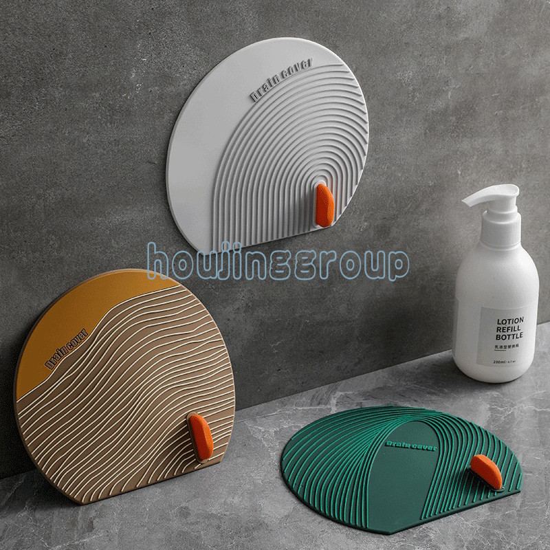 1ชิ้นห้องอาบน้ําฝักบัวท่อระบายน้ําครอบคลุมพีวีซีชั้นท่อระบายน้ําฝักบัวผมจับห้องน้ําห้องครัวอ่างล้างจานกรองบ้านระงับกลิ่นกายชั้นปิดบัง