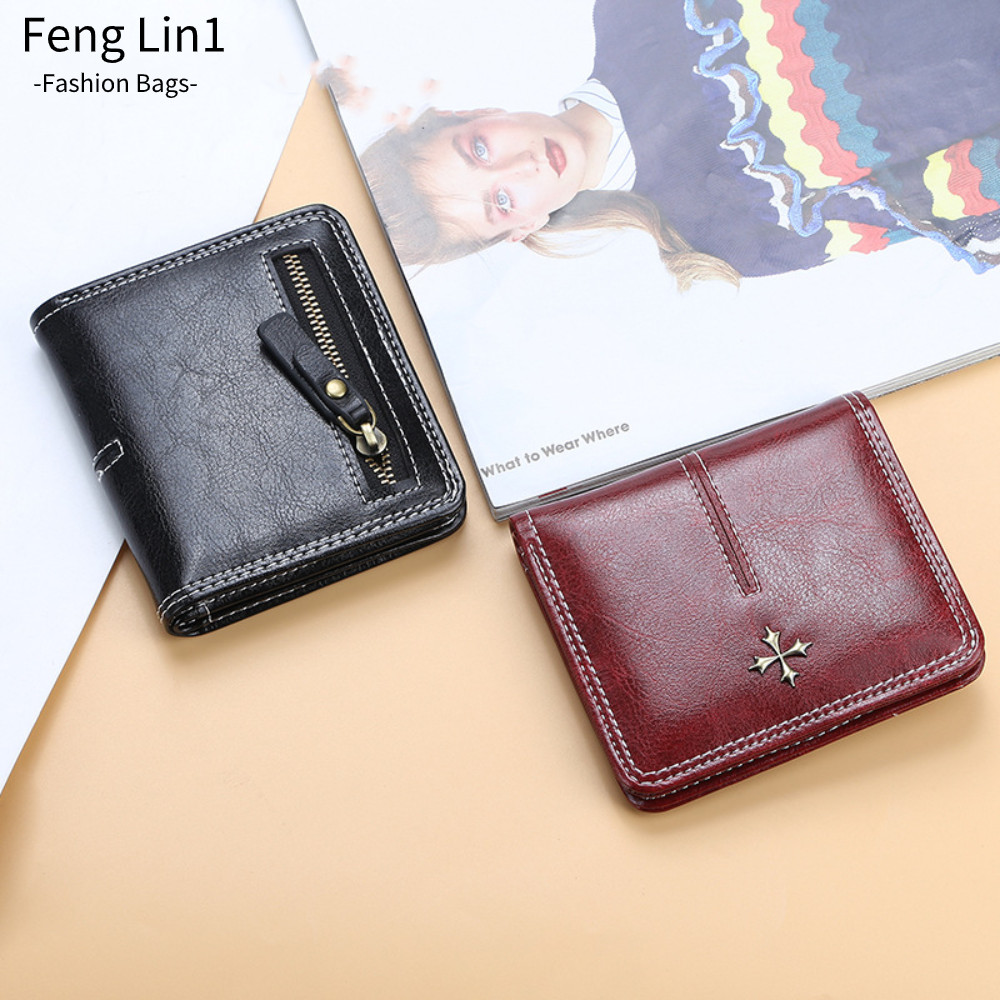 Fengling กระเป๋าสตางค์ขนาดเล็ก, PU หนังแนวตั้งทรงสี่เหลี่ยมมินิกระเป๋าสตางค์ผู้หญิง, ซิปคุณภาพกระเป๋าสตางค์หญิง