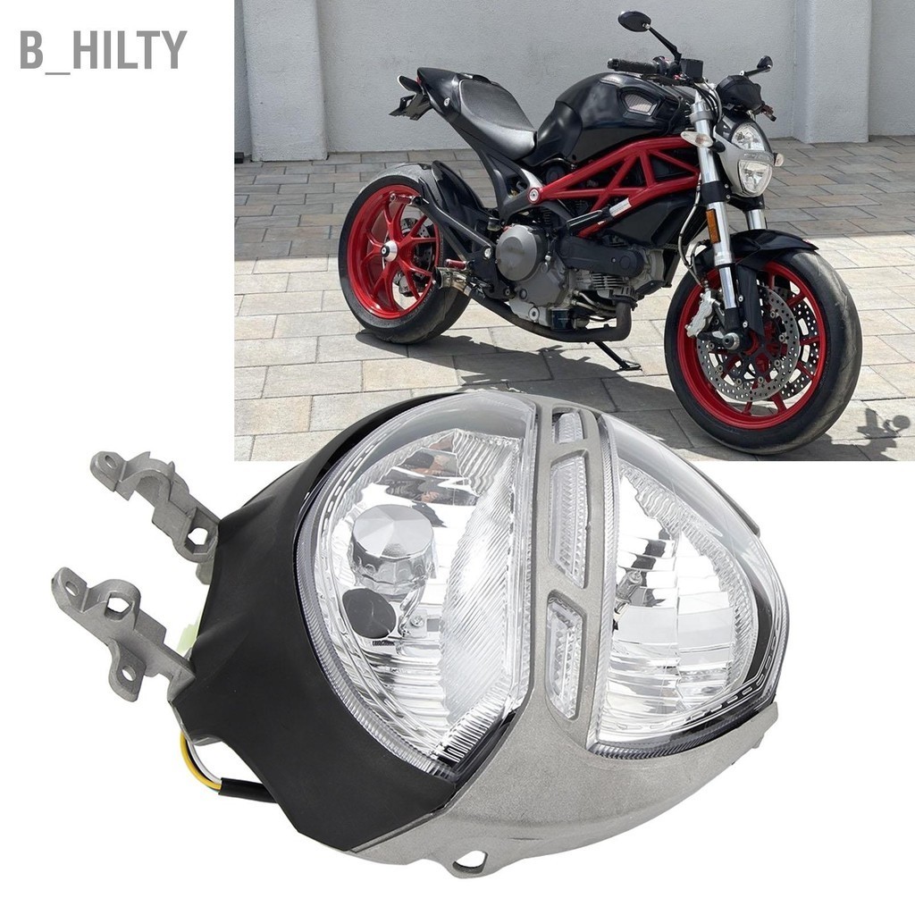 B_HILTY ไฟหน้ารถจักรยานยนต์กันน้ำไฟหน้าBracketสำหรับDucati Monster 1100 1100S M1000 696 795 796