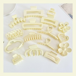 ขนาดใหญ่สีขาวชุดอะคริลิเคลือบกิ๊บผู้หญิงเกาหลีที่เรียบง่ายสง…