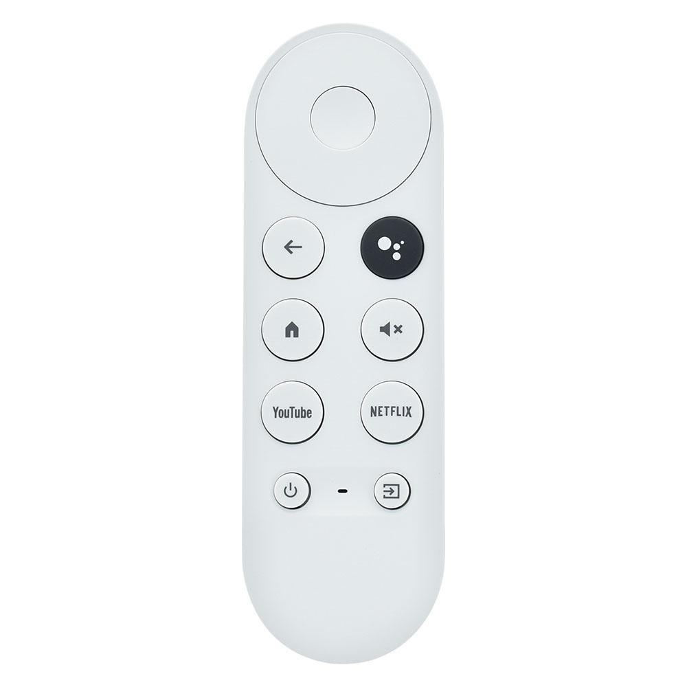 เปลี่ยนใหม่สําหรับ 2020 Google Chromecast 4K Snow G9N9N เสียงบลูทูธ Google Chromecast รีโมทคอนโทรล (