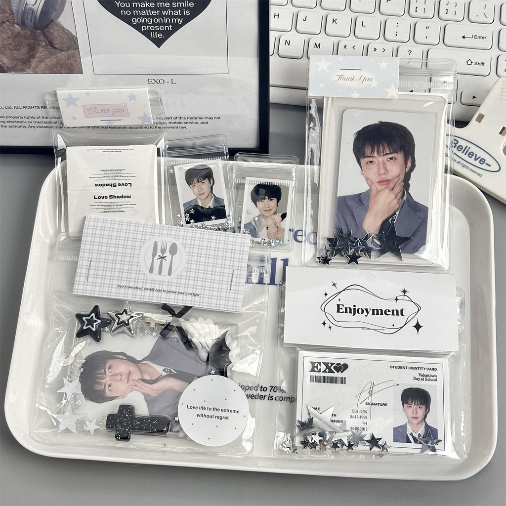 10 ชิ ้ น Ultra โปร ่ งใส PVC ถุงปิดผนึก Photocard Self ถุงปิดผนึกการ ์ ดบรรจุภัณฑ ์ วัสดุถุงเก ็ บ - รูปที่ 3