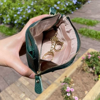 ส่งทุกวัน กระเป๋าสตางค์หนังวัวแท้ กระเป๋าถือ คล้องมือ ใบกลาง Wallet Bag S9-90