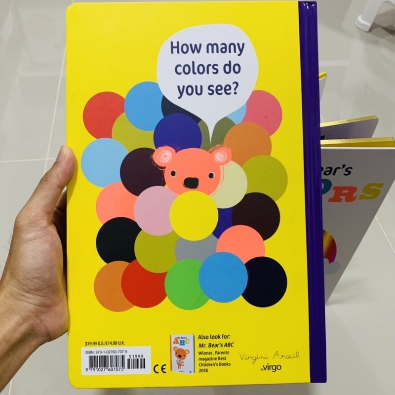 บอร์ดบุ๊คเล่มใหญ่ [หนังสือนำเข้า] Mr.Bear’s  Color เรียนรู้เรื่องสี คำศัพท์เกี่ยวกับสี สำหรับเด็กเล็ก (ภาษาอังกฤษ) - รูปที่ 4