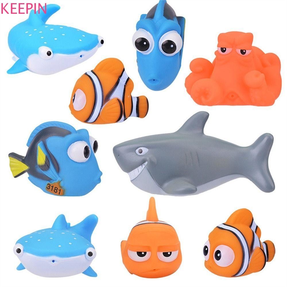 Keepin Clownfish ของเล่นเด็กของเล่นเด็กลอยสเปรย์น้ํา Nemo Dory เด็กบีบของเล่น