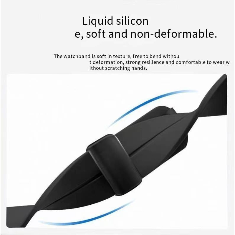 20 มม.22 มม.สายนาฬิกาซิลิโคนหัวเข็มขัดแม่เหล็กกีฬา Quick Release Universal สร้อยข้อมือสําหรับ Samsung Galaxy Watch 3/4/5/5Pro/6