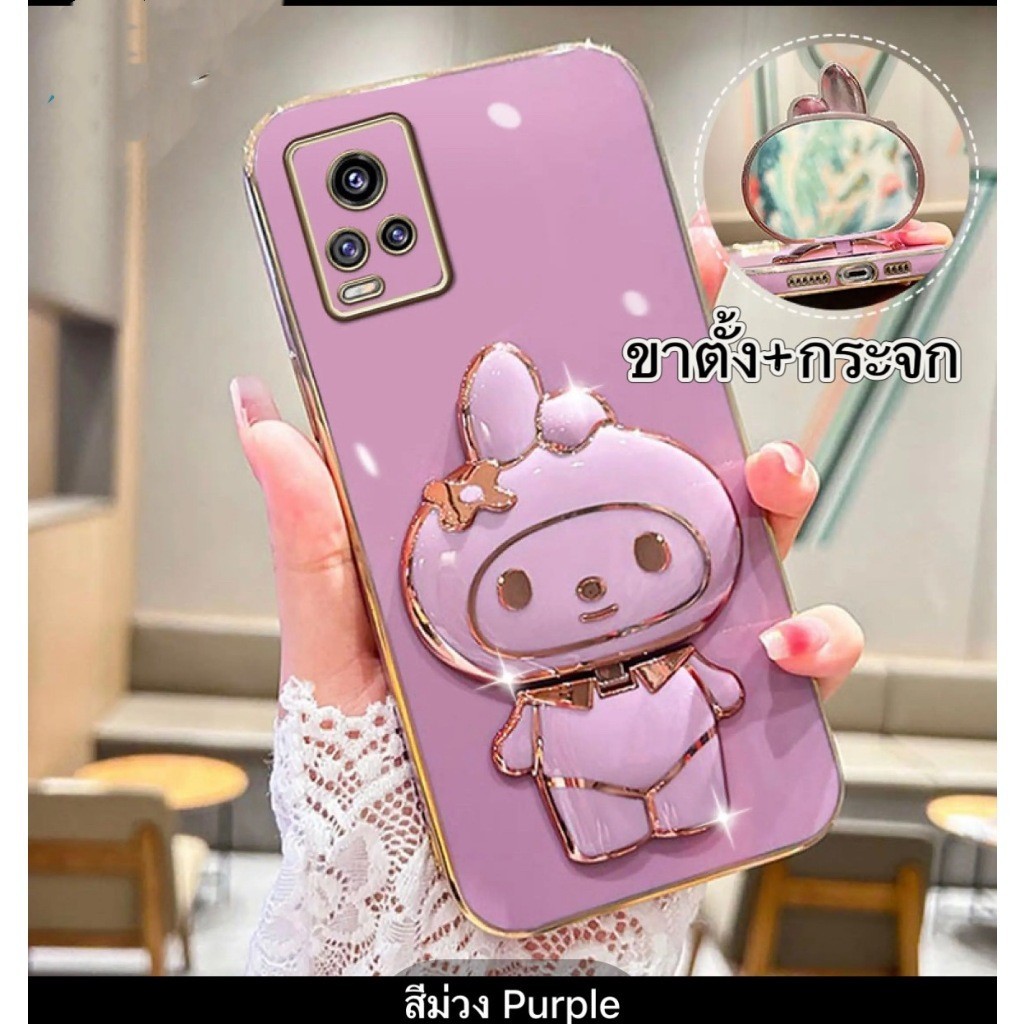 เคสโทรศัพท์มือถือ สําหรับรุ่น Poco C65 C40 C67 Redmi 10C แบบนิ่ม เมโลดี้ ขาตั้งได้ หมุนได้ ฝาหลัง