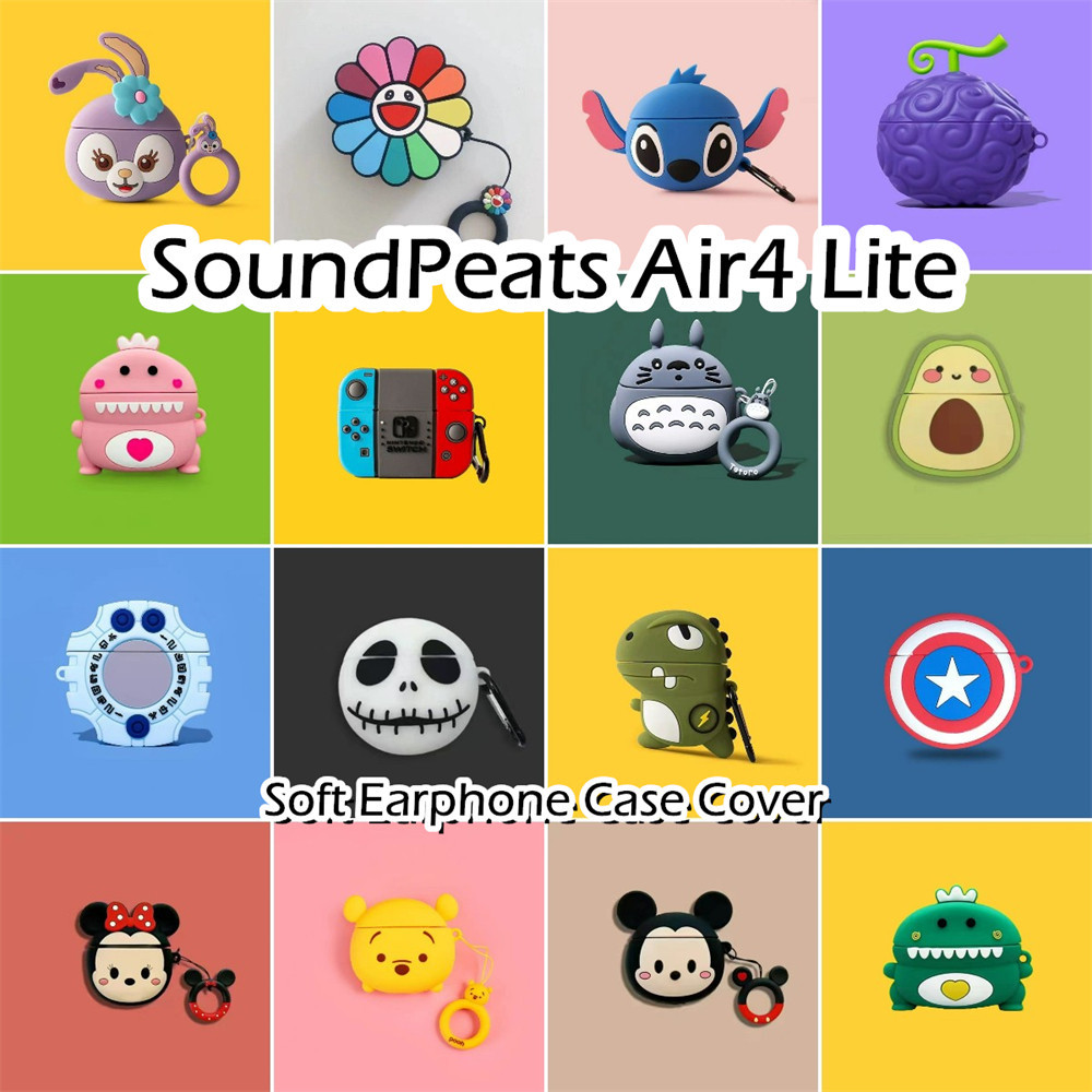 【Case Home 】นําไปใช้กับ SoundPeats Air4 Lite เคส Case เคสหูฟัง การ์ตูนง่าย เคส เคสหูฟัง NO.1