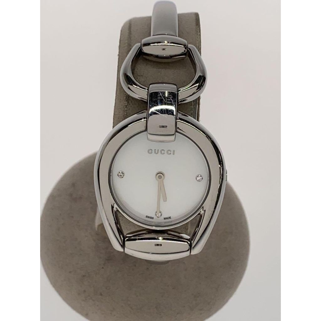 GUCCI Wrist Watch Horsebit Silver Women Direct from Japan Secondhand