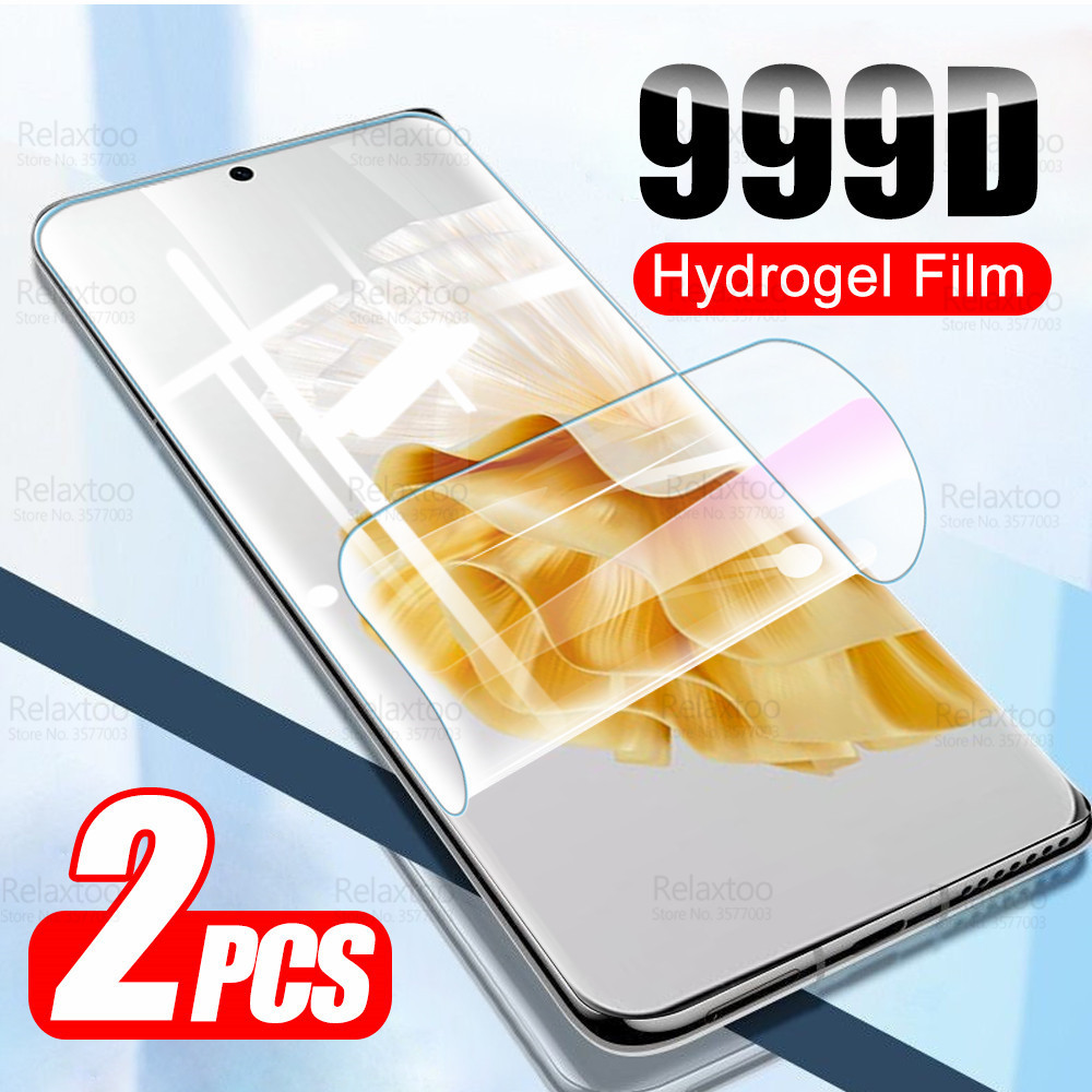 Huawei nova9 nova9Pro nova9SE 2 ชิ้น 999D Full Cover HD Clear Soft Hydrogel ฟิล์มสําหรับ Huawei nova