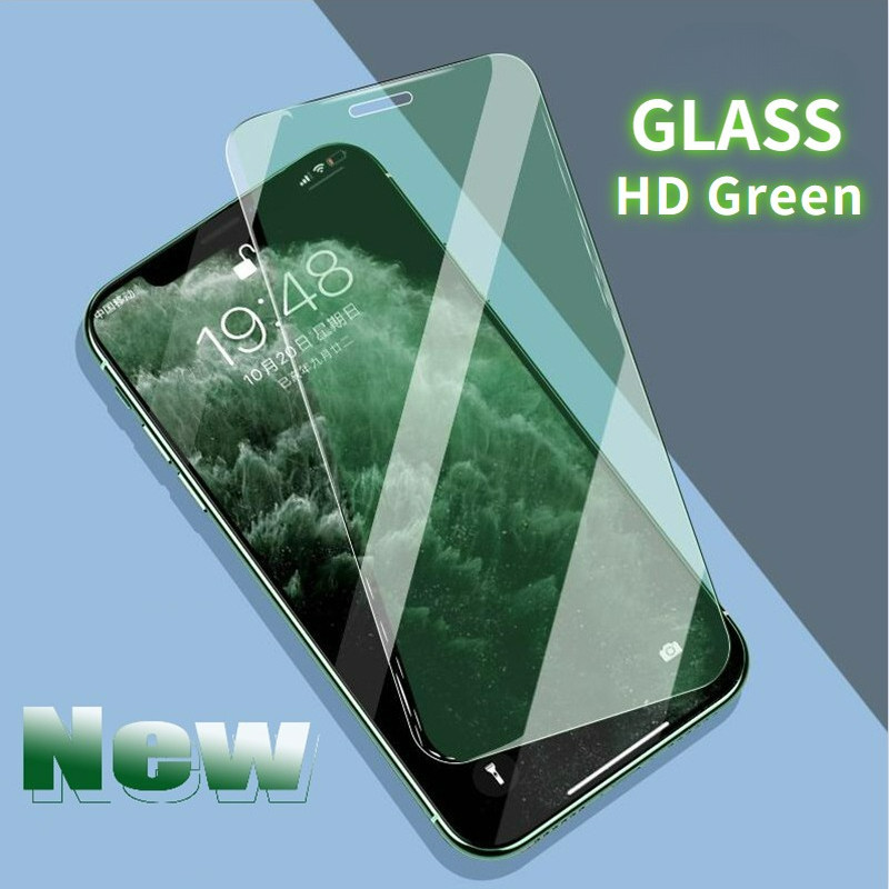 ใหม่สีเขียวกระจกนิรภัยสําหรับRedmiหมายเหตุ7 7Pro 8 8Pro 9 9S 9Pro 10 10S 10Pro 11S 11 Pro 12S 12Pro 