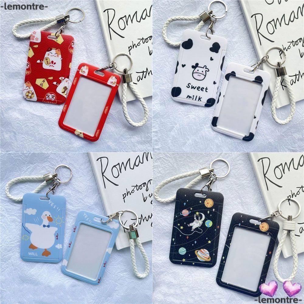 Lemontre กระเป๋าใส่นามบัตร บัตรประจําตัวประชาชน น่ารัก สําหรับนักเรียน ผู้หญิง ผู้ชาย