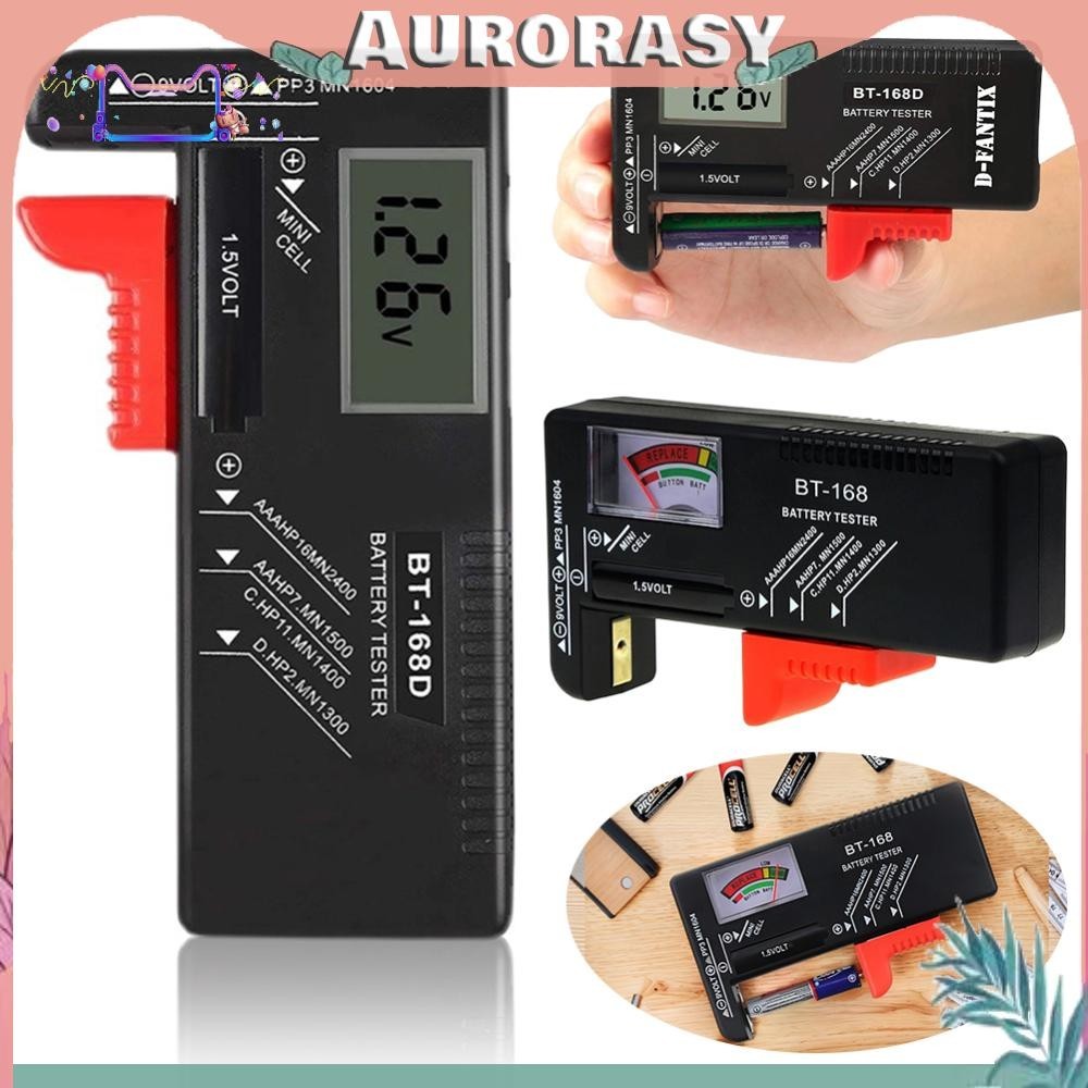 [AS ] Bt-168 /BT-168D แบตเตอรี ่ Checker โวลต ์ วัดสําหรับ AA AAA CD 9V 1.5V ปุ ่ มเซลล ์