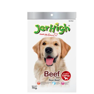 Jerhigh Stick ขนมสุนัข เจอร์ไฮ อาหารสุนัข ขนาด 50-60 กรัม