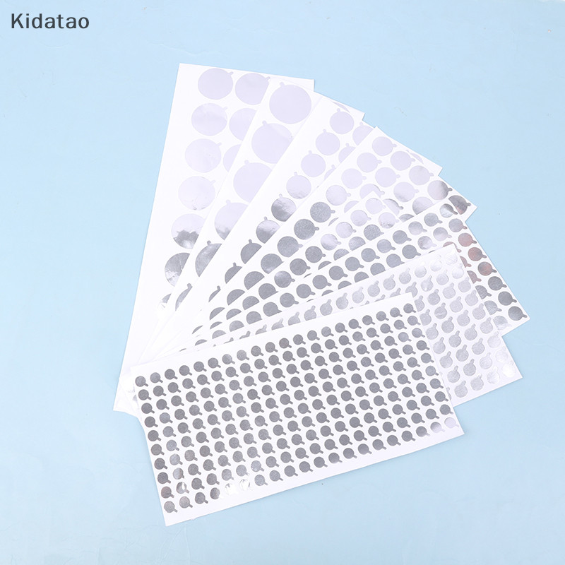 Kidatao 2 ชุดอลูมิเนียมฟอยล์ปิดผนึกสติกเกอร์สําหรับหลอดนุ่มปากซีลกาวสติกเกอร์ใหม่