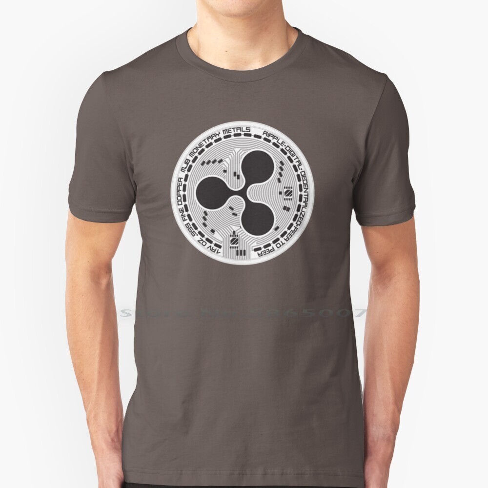 เสื้อยืด RIPPLE XRP 100% คอotton สำหรับคนชอบซื้อขายคริปโตบน Binance