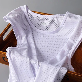 เสื้อกล้ามชาย มีรูระบายอากาศ ใส่เย็น แห้งไว้ มี4สี ขนาดมีL-5XL พร้อมส่ง กทม