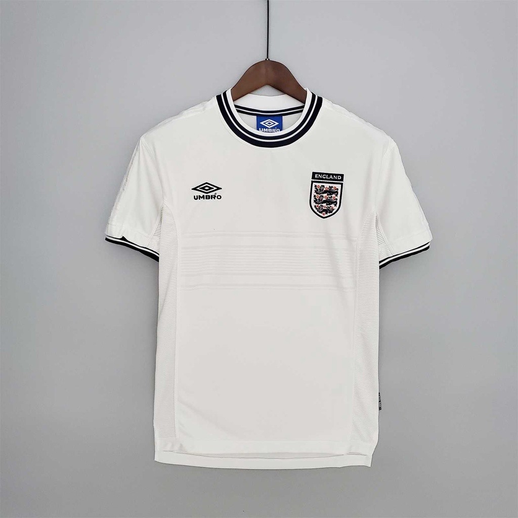 2000 England Home Retro Soccer Jersey เสื้อฟุตบอล