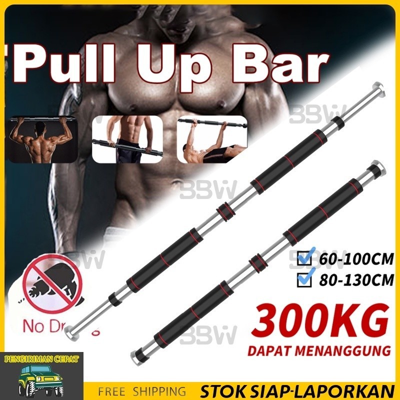Y&T PULL UP BAR 60-100 ซม.คาง UP Iron Gym อุปกรณ์ออกกําลังกายที่บ้านประตูประตูประตูบาร์ปรับประตูอุปก