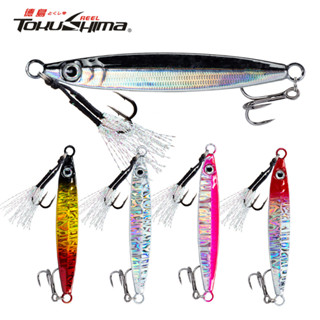 เหยื่อปลอมตกปลาจิ๊กน้ําเค็มช้าจิ๊กกิ้งล่อ 10-60ก พร้อมตะขอเส…