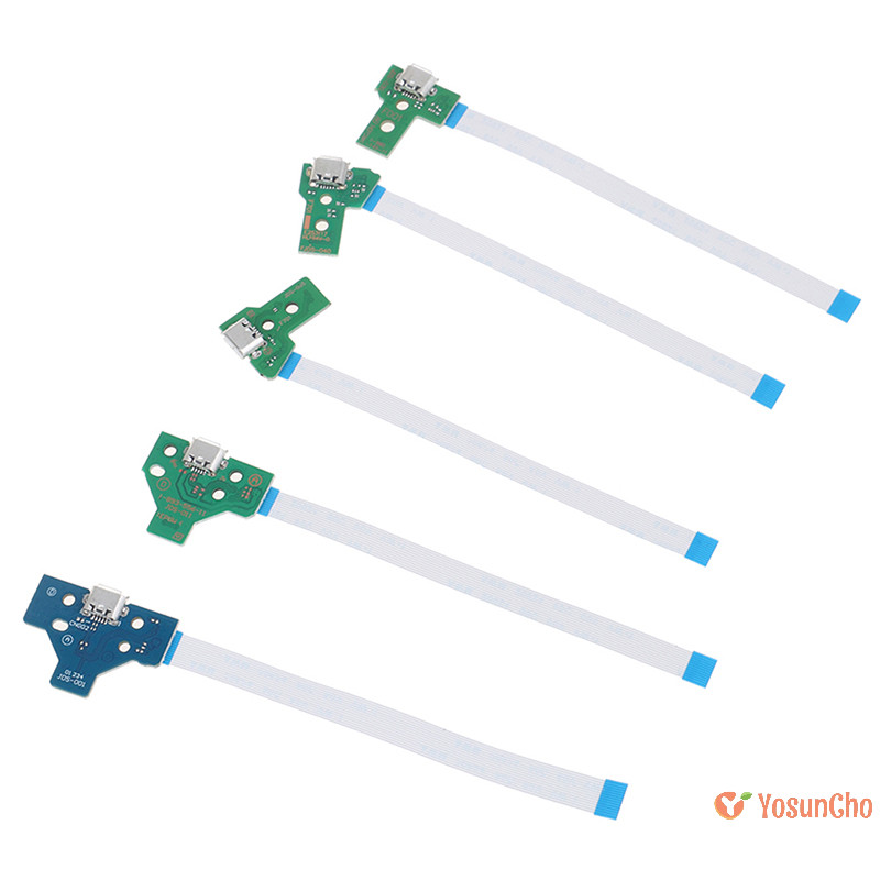 Yosuncho] แผงวงจรซ็อกเก็ตพอร์ตชาร์จ USB 12Pin JDS 011 030 040 สําหรับคอนโทรลเลอร์ PS4 ใหม่