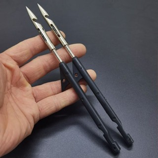 พร้อมส่งในไทย ลูกดอกเงี่ยง ปลายสแตนเลส พับได้ สามารถถอดหัวออ…