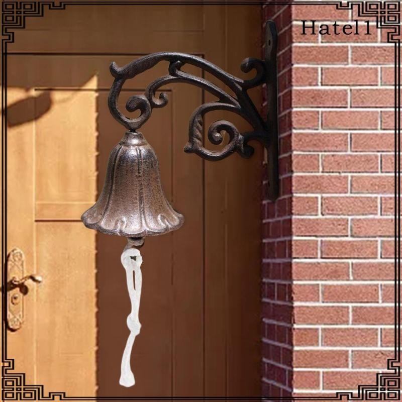 [เกลียดชัง] กระดิ่งประตู, ประติมากรรมตกแต่งผนังติดผนังด้วยตนเองสั่นระฆังย้อนยุคผนังด้านนอก, ประตูเหล็ก